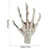 Abaodam 1 Pair Halloween Skeleton Hands Prank Prop Scary Decorative Ghost Hands for Parties Cosplay Decor Appalling Skeleton Design for Spooky Atmosphere view 2