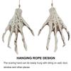 Abaodam 1 Pair Halloween Skeleton Hands Prank Prop Scary Decorative Ghost Hands for Parties Cosplay Decor Appalling Skeleton Design for Spooky Atmosphere view 3