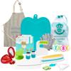 Tovla Jr. Kids Safe Knife and Cutting Board Set | Real Cooking | Ages 4-10 view 1