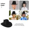 Kisangel Boys Girls Boys and Girls Cowboy Hat Bulk Party Cap Western Dress up Hat Uv Protection for Outdoor Activities view 3