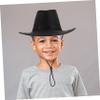 Kisangel Boys Girls Boys and Girls Cowboy Hat Bulk Party Cap Western Dress up Hat Uv Protection for Outdoor Activities view 4