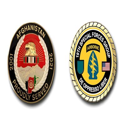 19th Special Forces Group Afghanistan Service Challenge Coin