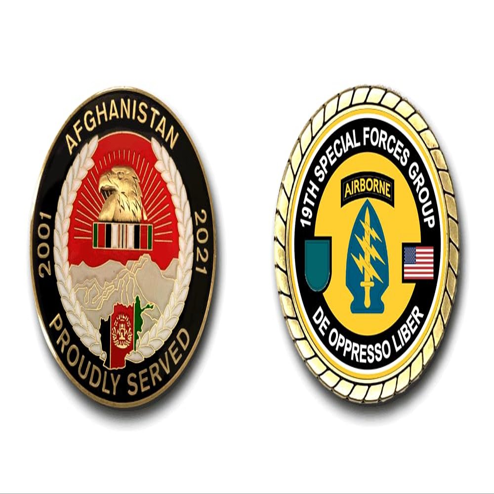 19th Special Forces Group Afghanistan Service Challenge Coin