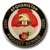 19th Special Forces Group Afghanistan Service Challenge Coin view 2