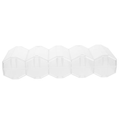 Toyvian Outdoor Poker Chip Storage Case Transparent Design Large Capacity for Organized Poker Chips Practical Holder