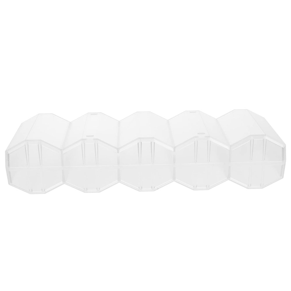 Toyvian Outdoor Poker Chip Storage Case Transparent Design Large Capacity for Organized Poker Chips Practical Holder