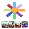 BRIGHTFUFU Nylon Material Boys and Girls Coordination Toy Rainbow Umbrella Throwing Game Parachute Toys for Boys and Girls Fun Educational view 3