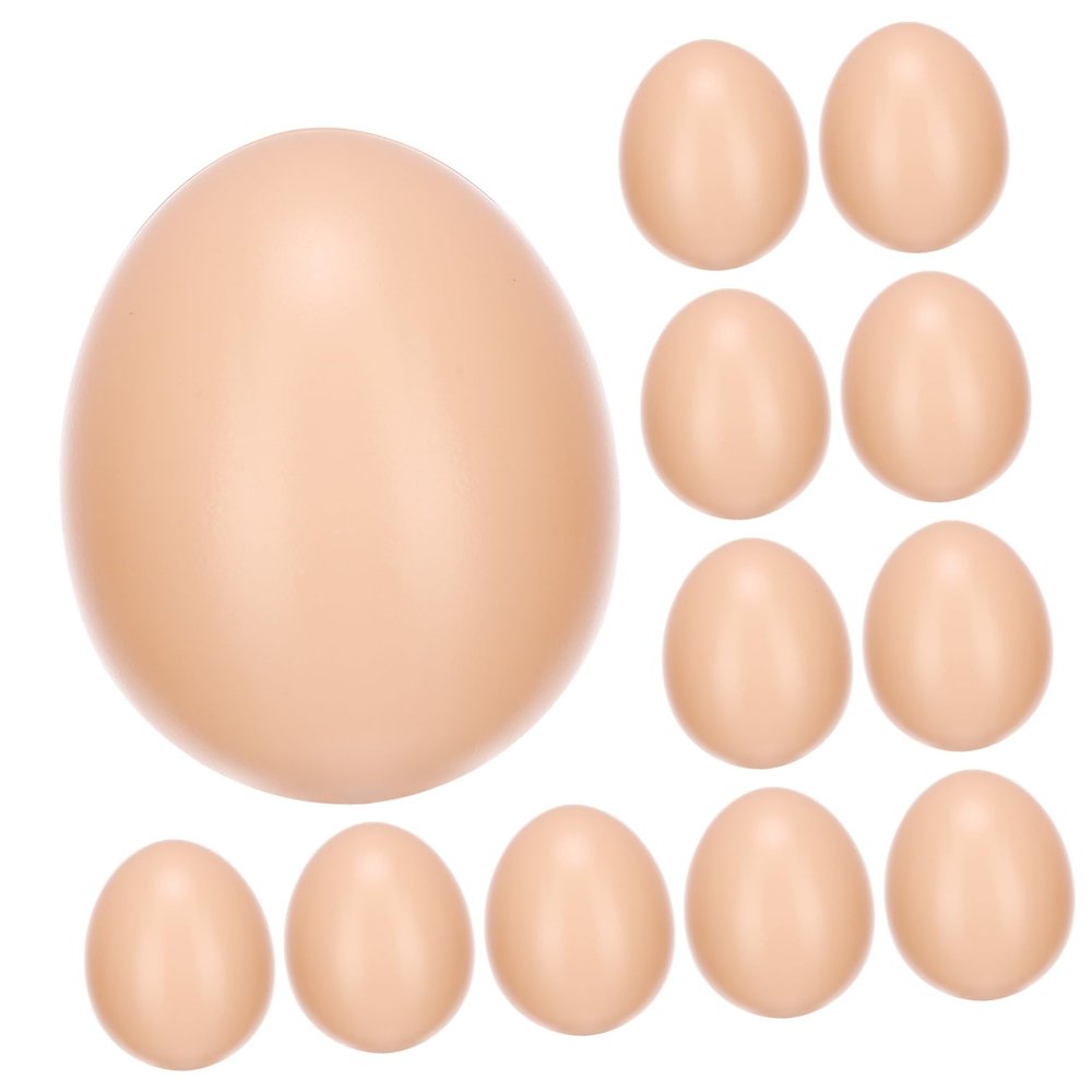 Sosoport 2sets DIY Graffiti Simulation Plastic Egg Molds Creative Easter Egg Craft Props for Educational for Imagination Hands Activities for Halloween Easter Celebrations 20pcs*2