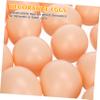 Sosoport 2sets DIY Graffiti Simulation Plastic Egg Molds Creative Easter Egg Craft Props for Educational for Imagination Hands Activities for Halloween Easter Celebrations 20pcs*2 view 2