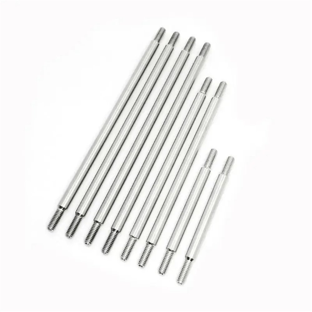 RC Upgrade Parts for Traxxas for TRX-4 for 1/10 RC Crawler Car 8 Pcs Set Complete Stainless Steel Links 324mm Wheelbase