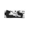 BROLEO Black and Halloween Ghost Prints Baby Bow Headband - Super Stretchy Soft Bows Hair Accessories for Newborn Infant Toddlers Kids Girls - Elastic and Skin-Friendly view 1