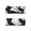 BROLEO Black and Halloween Ghost Prints Baby Bow Headband - Super Stretchy Soft Bows Hair Accessories for Newborn Infant Toddlers Kids Girls - Elastic and Skin-Friendly view 2