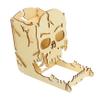 BESPORTBLE Wooden Skull Dice Tower Compact Lightweight Game Dice Prop for Role Playing Party Games Practical Design for Easy Use Stylish Gameplay for Ktv Bars Travel view 1