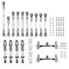 RC Upgrade Parts for C14 for C24 for C24-1 Metal Steering Link Rod Pull Rod Mounts Shock Absorbers Set for 1/16 RC Car Upgrade view 1