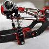 RC Upgrade Parts for C14 for C24 for C24-1 Metal Steering Link Rod Pull Rod Mounts Shock Absorbers Set for 1/16 RC Car Upgrade view 4