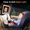 Baby Car Mirror with Light - Remote Control, 360 Adjustable, Shatter Resistant Car Seat Mirror - Clear Night Vision, Easy Installation for Rear Facing Infants view 2