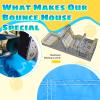 Commercial Bounce House for Big Kids 8-12(950W Blower)(100% PVC),22FT(L) Inflatable Obstacle Course with Water Slides&Ball Pit,Tunnels,Climbing,Obstacles Great for Party and Events 22x8x8.2FT view 4
