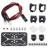 for TRX-4 for TRX-6 for Axial for SCX10 1/10 Light Spotlight Headlamp with Bracket RC Crawler Model Car Upgrade Parts Rc Car Headlamps Lights(White) view 1