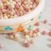 Realhaha Ball Pit Balls 50 Play Balls Plastic Balls for Baby Girls Toddlers Kids Play Tent Pool Playhouse Playpen Party Decoration, Pink Yellow view 2