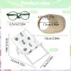 Accessories Set for 17cm Doll,Miniature Straw hat/Sunglasses/Wooden Folding Beach Chairs Compatible with Labubu 15cm/17cm Dolls,No Doll(A#3) view 2