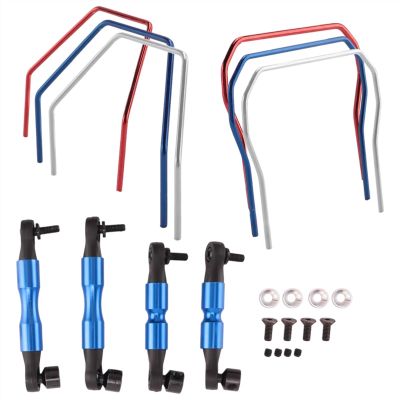 Compatible with Traxxas 4X4 for Slash for Stampede for Rustler for Rally RC Car Upgrade Parts Front and Rear Sway Bar Kit SLF311 RC Car Parts
