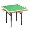 33" Mahjong Table Foldable, Domino Table for Adults, Adjustable Height Square Tables, Folding Poker Card Game Table with 4 Drawers view 1