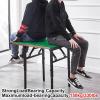 33" Mahjong Table Foldable, Domino Table for Adults, Adjustable Height Square Tables, Folding Poker Card Game Table with 4 Drawers view 3