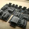 Makers Design/SNAP FIT Non-Scale Heatsink Parts for Plastic Models HS-1 (Robot) view 4