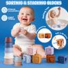 6 in 1 Baby Toys 6 to 12 Months, Montessori Toy for 1 Year Old, Infant Teething Toy Stacking Blocks Cups,Sorting Sensory Bin, Matching Egg Sensory Ball Educational Learning Gift for Toddlers Aged 1-3 view 3