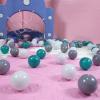 Realhaha Ball Pit Balls Kid Plastic Playball 2.15 50 Dark Green Gray White view 3
