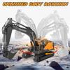 DOUBLE E Volvo 1:16 Scale RC Excavator 3-in-1 Construction Toys with 360 Rotation, Metal Shovel, Drill & Grabber  Professional Grade Remote Control Engineering Vehicle view 4