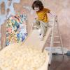 Realhaha Ball Pit Balls 200 Play Balls Plastic Balls for Baby Girls Toddlers Kids Play Tent Pool Playhouse Playpen Party Decoration, Beige view 4