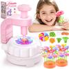 Arts and Crafts for Kids, DIY Fabric Flower Bouquet Craft Kits for Kids Toys, Educational Preschool Learning Detective Toy for Girls 3 4 5 6 7 8 9 10 11 12 Years Old Toddler Birthdays Gift(Pink) view 1