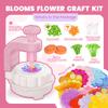 Arts and Crafts for Kids, DIY Fabric Flower Bouquet Craft Kits for Kids Toys, Educational Preschool Learning Detective Toy for Girls 3 4 5 6 7 8 9 10 11 12 Years Old Toddler Birthdays Gift(Pink) view 4