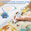 Musical Word Talking Pen Book Set, Interactive Audio Sound Books, Learning Education Toys, Early Educational Autism Therapy Birthdays for Toddlers Kids 1 2 3 4 5 view 4