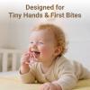 3 Packs Baby Teething Toy for 3-6 6-12 Months - Baby Teether Chew Infant Toys 3-6 Months Soft Silicone Hand Teethers for Babies 24 Months,Easy to Grasp Teething Relief Stocking Stuffers view 4