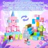 100PCS Magnetic Blocks, Magnetic Building Blocks, STEM Constructions Magnet Blocks for Boys Girls Age 3 4 5 6 7 8 9 10, Sensory Stacking Toy Christmas Birthday Gifts for Kids view 4