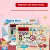 Kidicabs Wooden Magnetic Maze Board, Educational Traffic and Animal Theme Toy for Fine Motor Skills, Ages 3-5 Years view 3