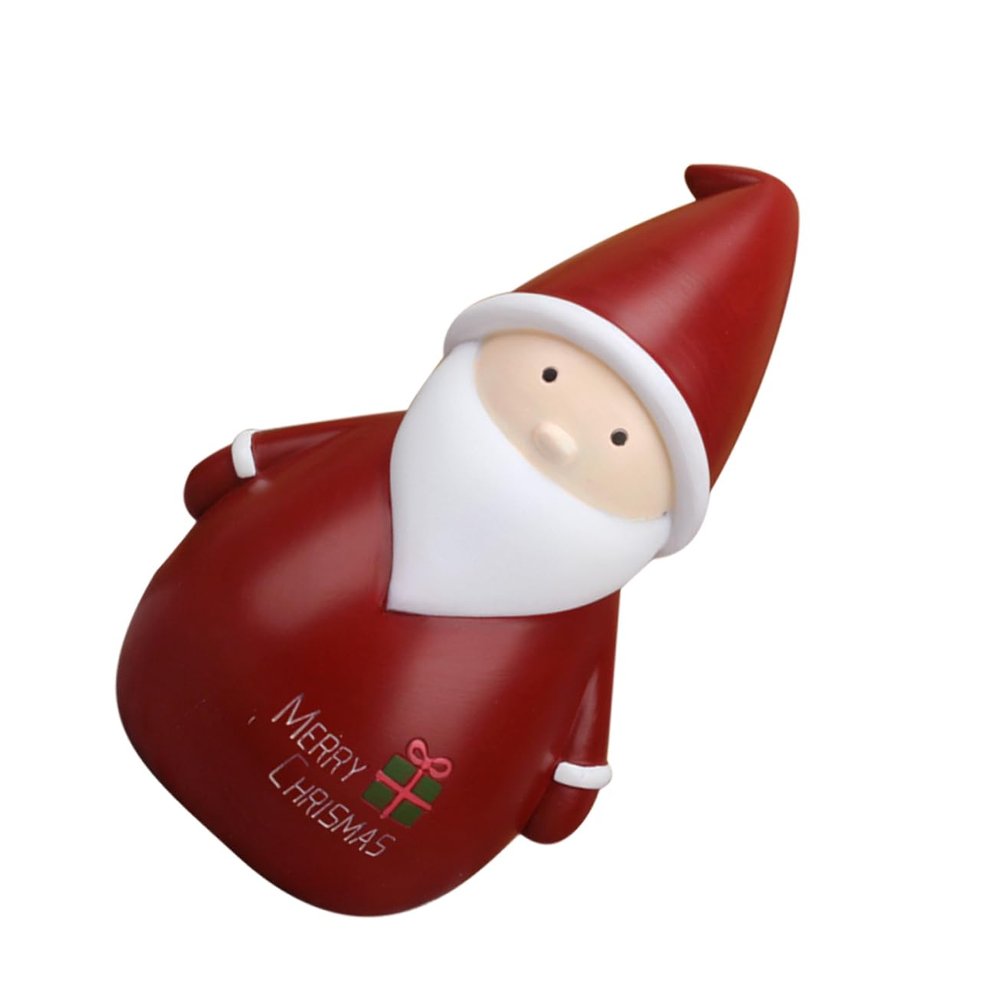 Abaodam Christmas Piggy Bank Decorative Santa Coin Bank for Money Storage Container for Change and Fun Practical Holiday Present