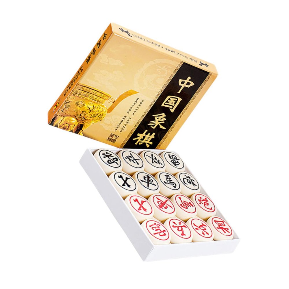 Abaodam Chinese Chess Educational High End Resin Chess Game for Early Learning Portable Design for Adults for Home Office School Travel