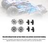 Upgrade Brake Disc Accessory for Unlimited Desert Racer UDR 1/7 RC Car, Non Directional Brake Outer Layer, Lightweight Aluminum Alloy, to Install, 4 Colors Available (Black) view 3