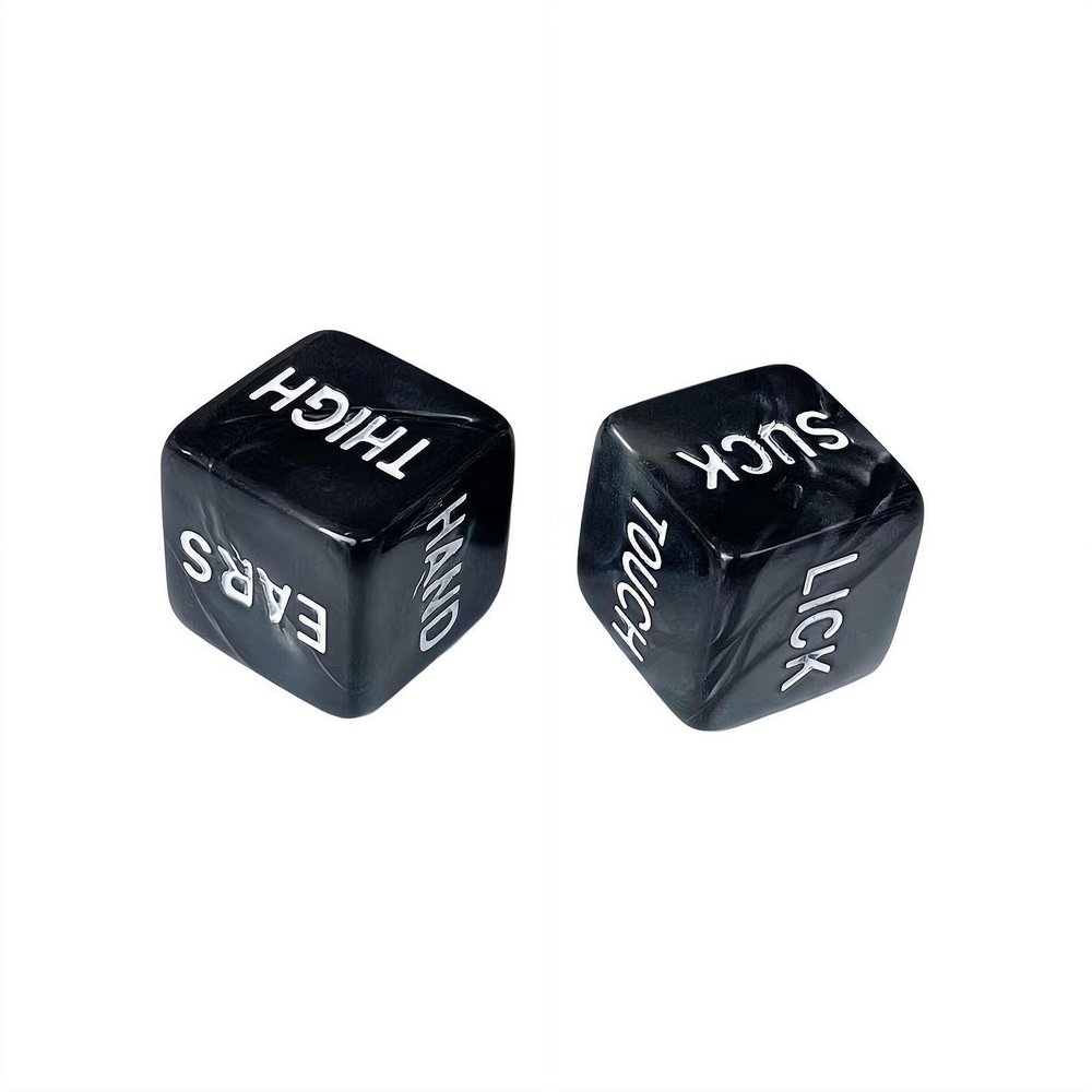 Date Night Dice for Couple, Love Decision Dice for Anniversary&Valentines Her Him,Portable Couple Gifts Ideas Wedding Gifts 2025,Glow in The Dark, Romantic Naughty Dice for Adults Couple (Black)