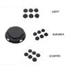 OSALADI 50Pcs Plastic Piggy Bank Bottom Plugs Round Stoppers for Plaster Doll Figurines Black Closure Inserts for Savings Boxes and Crafts view 2