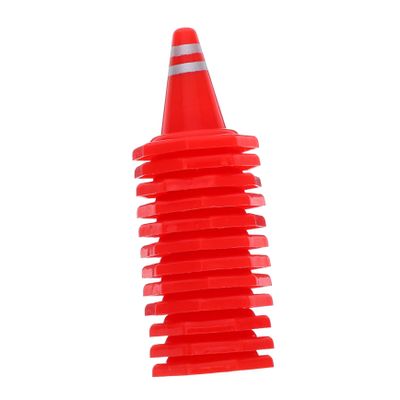 OFFIGAM 12pcs Road Cone for Table Decor Traffic Sign Models Bright Colors for Boys and Girls Obstacle Course Party Theme