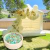 Realhaha Ball Pit Balls Baby Plastic Playpen Playballs 2.15 50 Green Blue view 4
