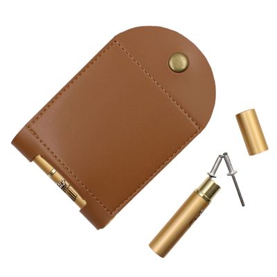 HONITANO Folding Scoreboard Card Game Bag Compact Leather Pouch for Portable Board Games Travel