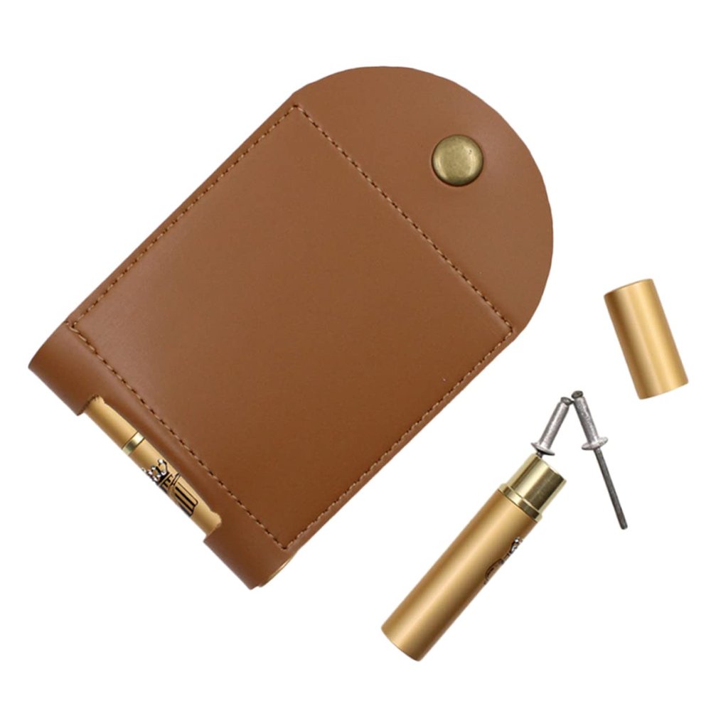 HONITANO Folding Scoreboard Card Game Bag Compact Leather Pouch for Portable Board Games Travel