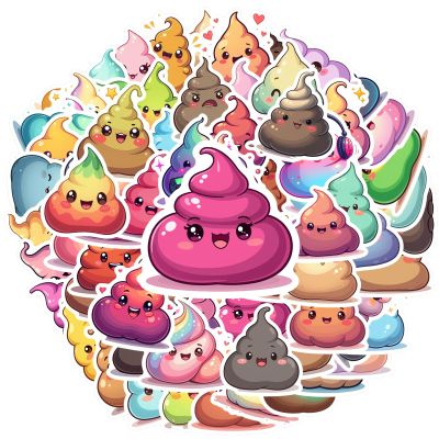 100Pcs Cartoon Stickers Waterproof Cartoon Sticker for Water Bottle Laptop Phone Cases Planner Skateboard Luggage Helmet Party Favor Decor Ideal for Adults Teens Teacher Rewards C49321G