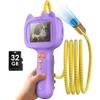 Borescope Snake Camera with Light for KidsSTEM Endoscope Educational Toy KitOutdoor Camping Nature Science Exploration Hoilday Birthday Gift for Boys & Girls Ages 3+ Years Old (Purple) view 1