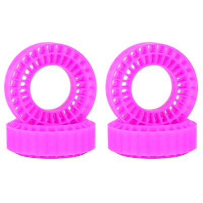 RC Car Accessories for TRX4M for SCX24 for Fcx24 Ax24 Enduro24 1/18 1/24 1.0 Tires Silicone Rubber Lnsert Foam for Fit 55 * 20mm Rc Crawler Car Upgrade Part(Purple)